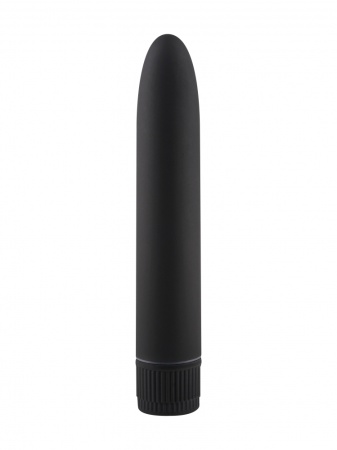 Классический вибратор мультискоростной черный